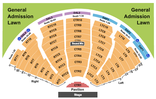 Pine Knob Music Theatre Kidz Bop Seating Chart